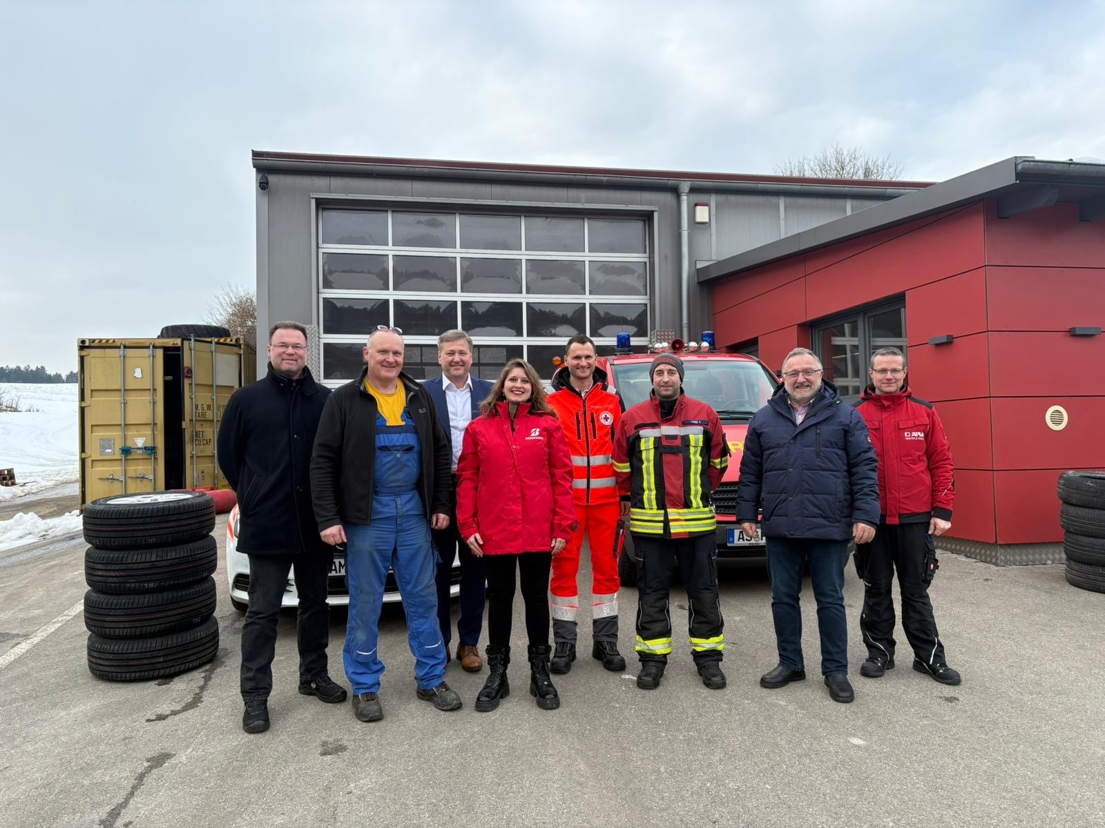 19.03.2026 - Reifenservice Polster unterst�tzt zusammen mit Bridgestone ehrenamtliche Einsatzkr�fte
